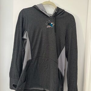 Antigua Black and White Hoodie